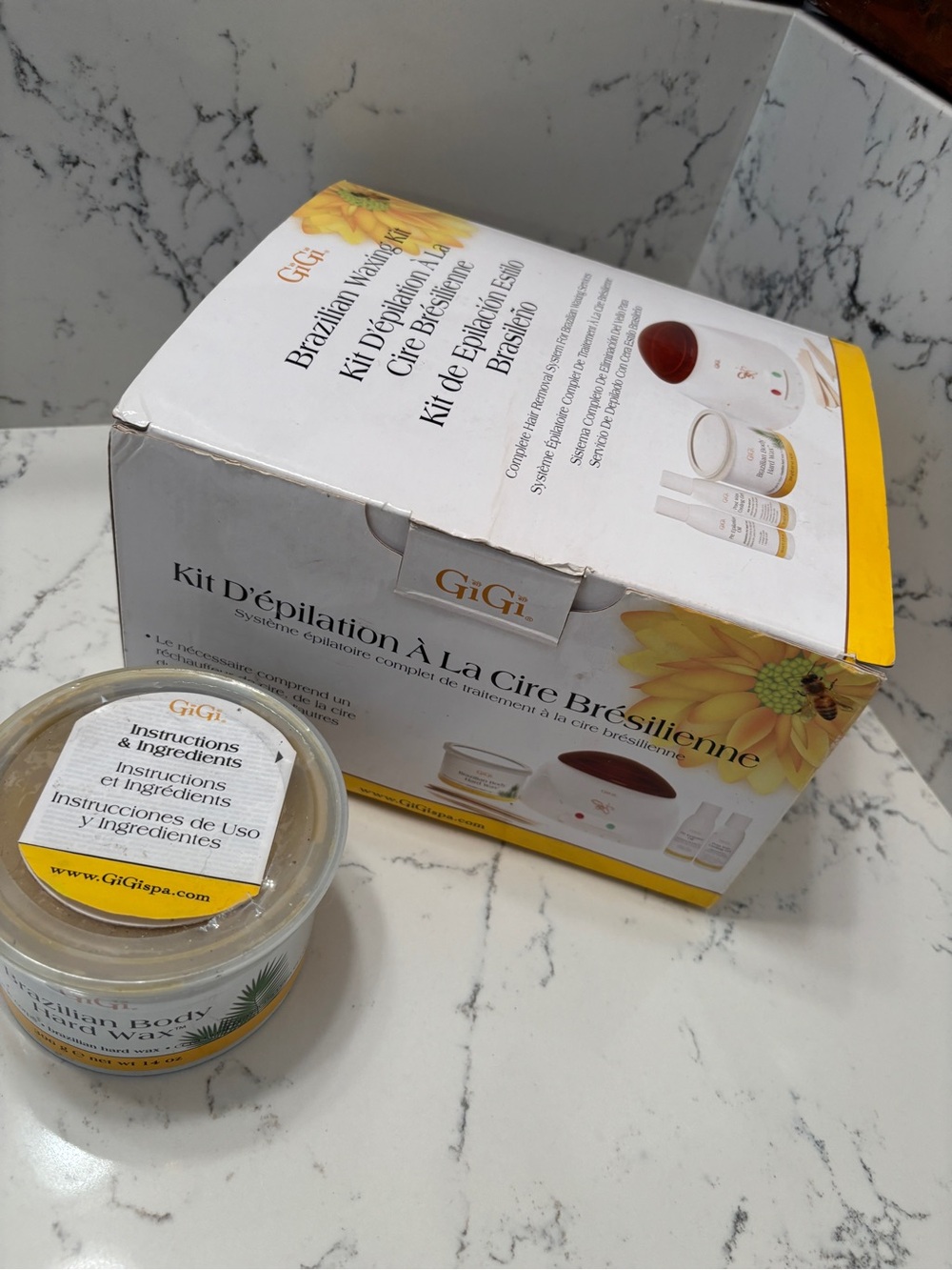 BRAND NEW & UNUSED GiGi Brazilian Waxing Kit ✨